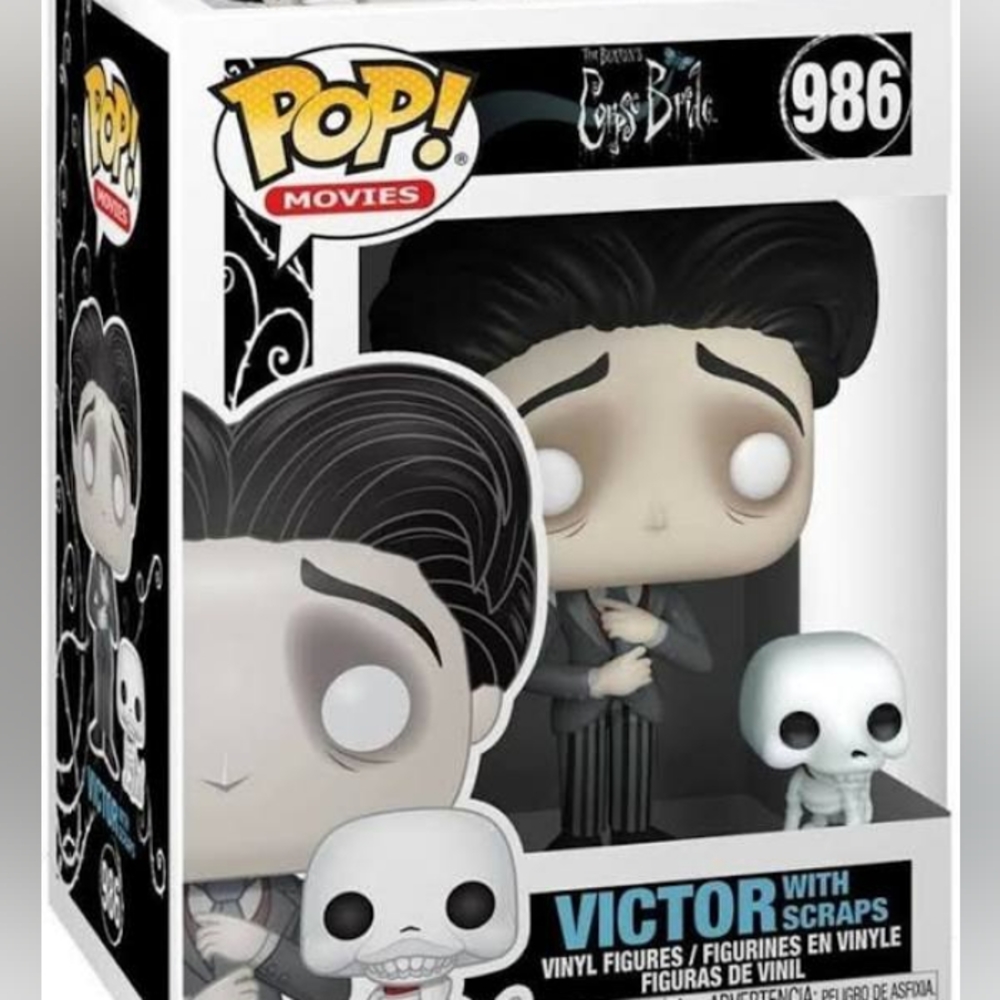 Corpse Bride Victor with Scraps funko pop